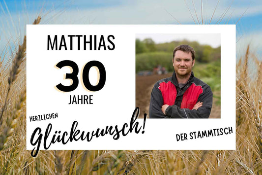 Geburtstags Banner wetterfest Landwirt